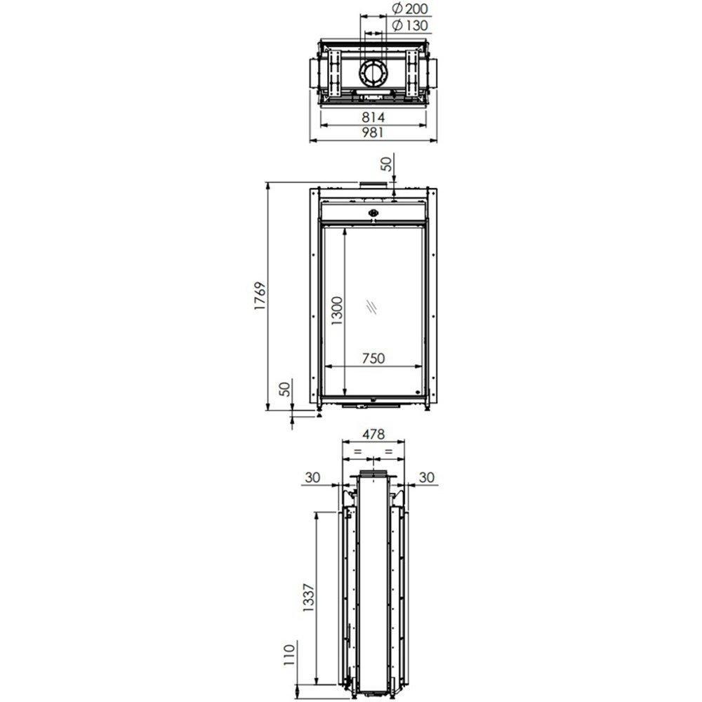 DRU Maestro 75 Tall Eco Wave tunnel gashaard-line_image dru-maestro-75-tall-eco-wave-tunnel-gashaard-line_image