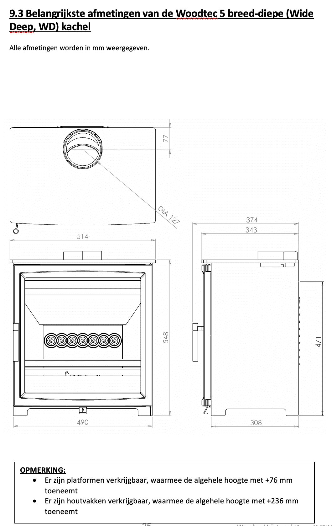 Charlton & Jenrick Fireline Woodtec 5 KW-W breed 514 mm Deep Max-line_image charlton-jenrick-fireline-woodtec-5-kw-w-breed-514-mm-deep-max-line_image