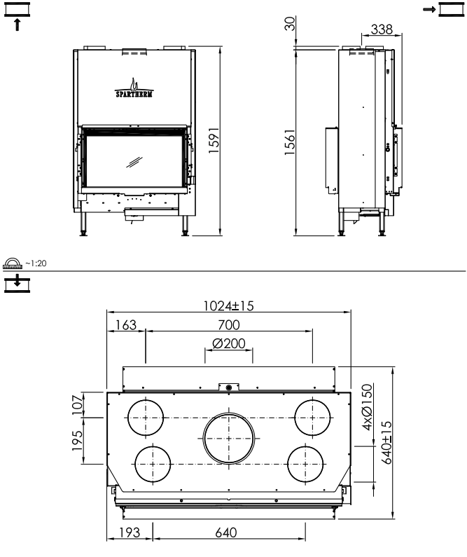 Spartherm Premium Tunnel 87x50 -line_image spartherm-premium-tunnel-87x50-line_image