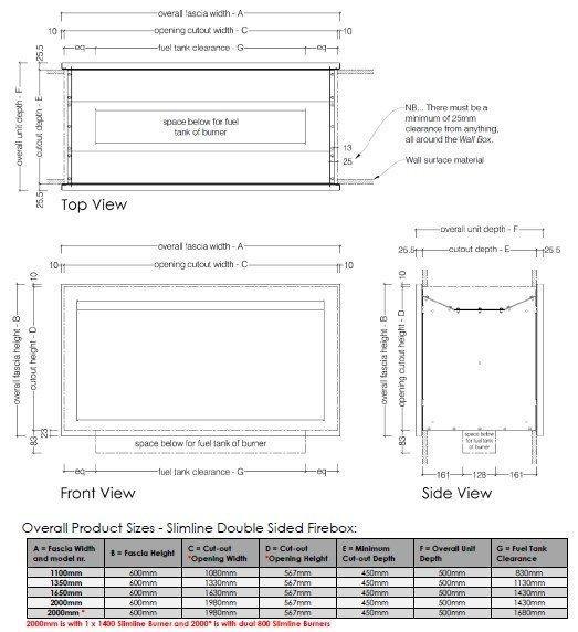Icon Fires Double Sided Slimline Firebox 2000 met Slimline 1400 Brander-line_image icon-fires-double-sided-slimline-firebox-2000-met-slimline-1400-brander-line_image