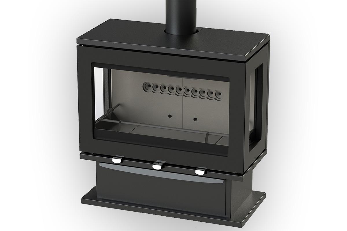 Charlton & Jenrick Purevision LPV8 houtkachel op voetstuk-image charlton-jenrick-purevision-lpv8-houtkachel-op-voetstuk-image